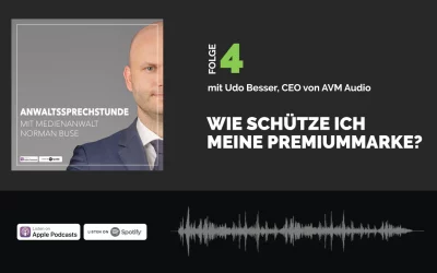 Wie schütze ich meine Premiummarke? Podcast mit Udo Besser von AVM Audio