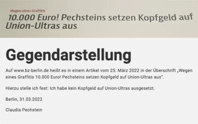 Erfolg für Claudia Pechstein gegen die Axel Springer SE wegen BZ-Beitrag