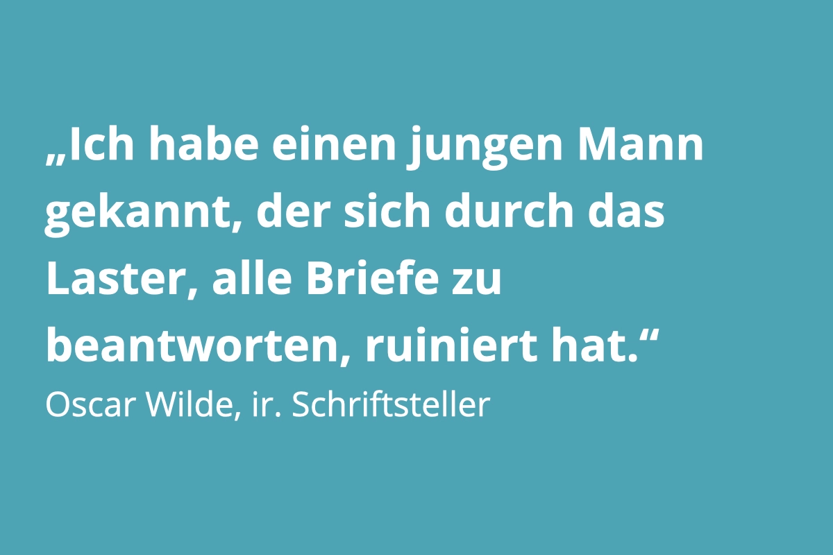 Beispiel für die Verletzung des Briefgeheimnisses.