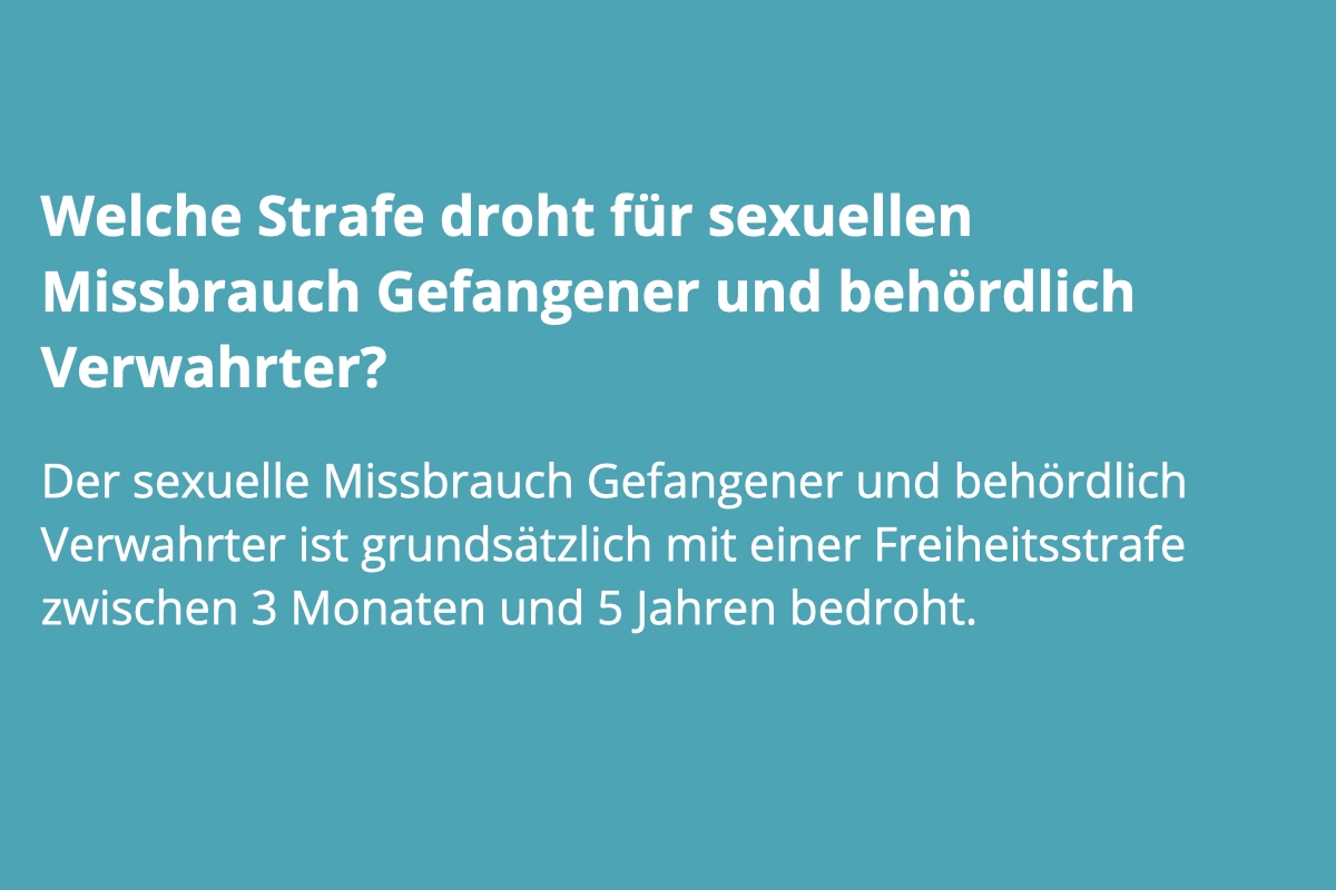 Der Missbrauch von Schutzbefohlenen gem. § 174 StGB schützt Personen unter 18 Jahren.