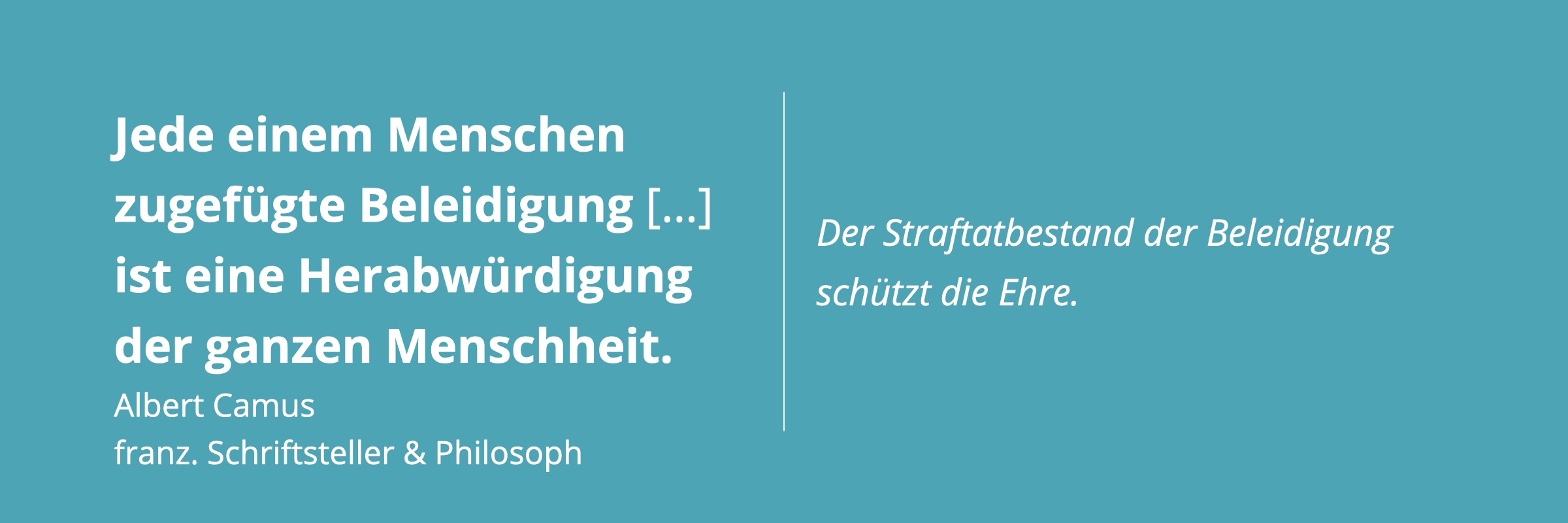 Herabwürdigung eines Menschen durch Beleidigung. Dabei kommt es zum Strafverfahren wegen Beamtenbeleidigung.