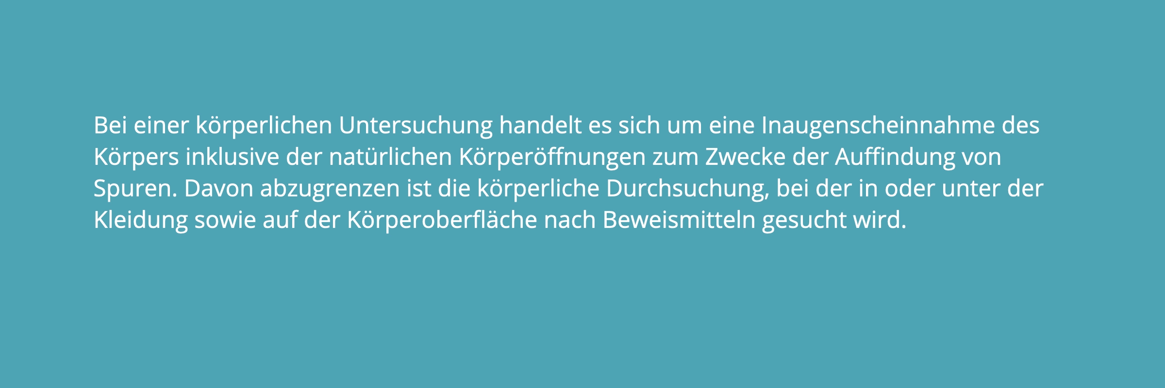 Verweigern Sie die Blutentnahme § 81a StPo oder andere körperliche Untersuchungen.