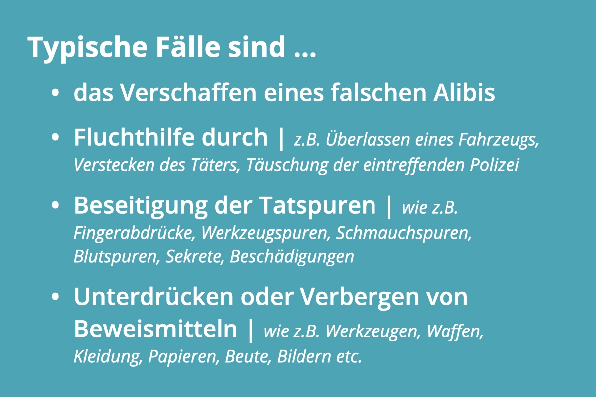 Strafvereitelung § 258 StGB oder sogar Strafvereitelung im Amt? Jetzt anwaltliche Hilfe einholen!