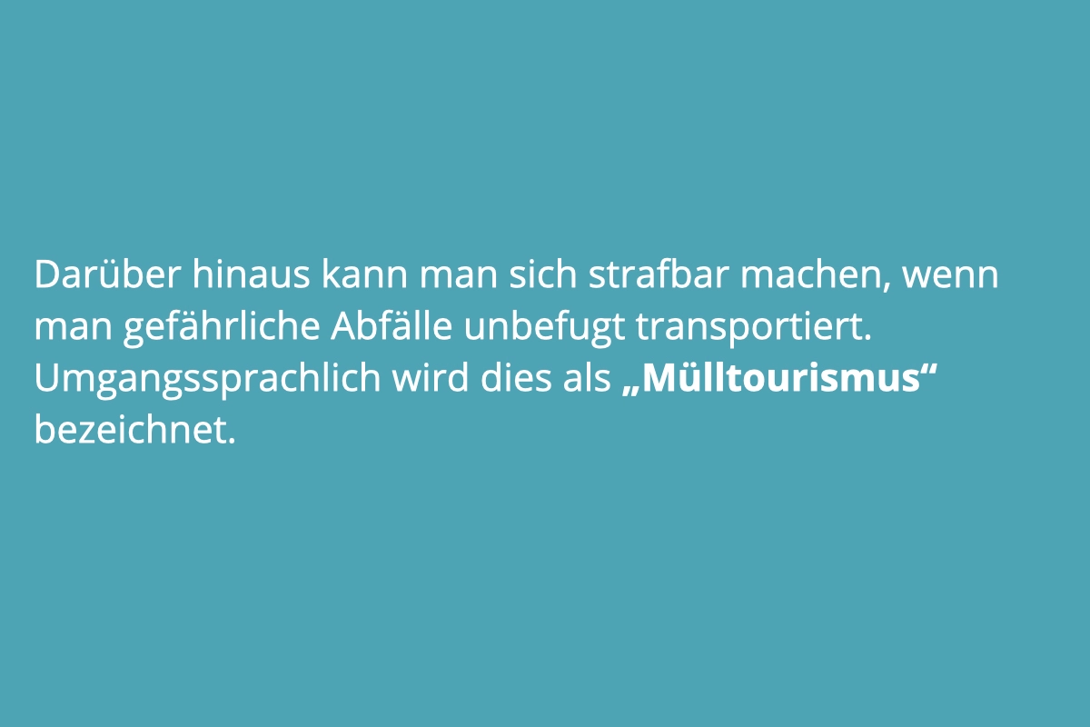 § 326 StGB: Unerlaubter Umgang mit Abfällen. Anwalt hilft!