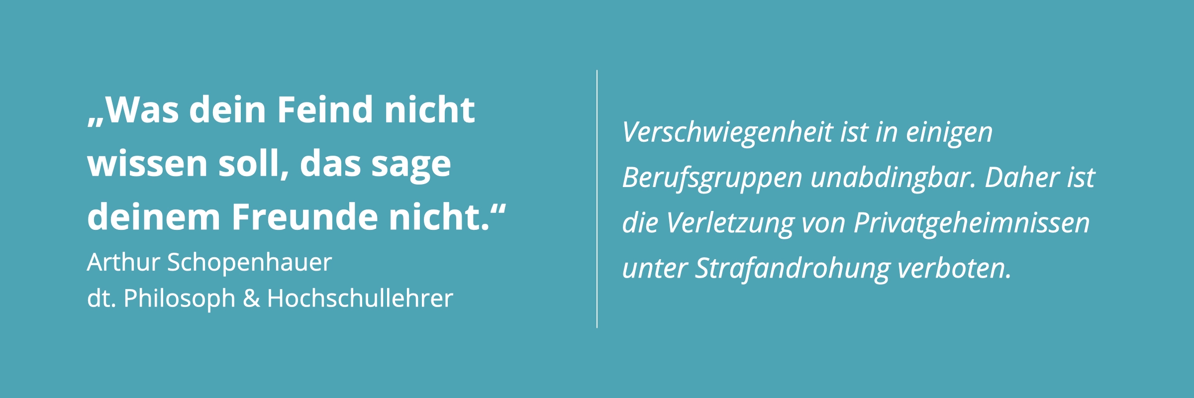 Verletzung von Privatgeheimnissen gem. § 203 StGB