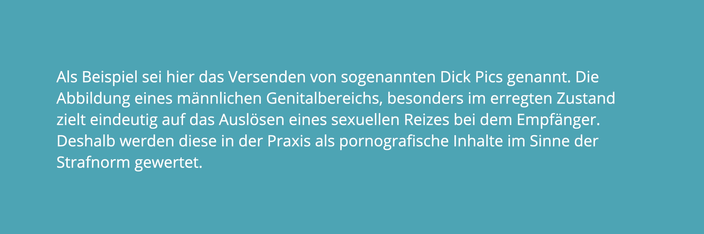 Vorwurf des Versendens von Dick Pics. Jetzt anwaltliche Hilfe holen!