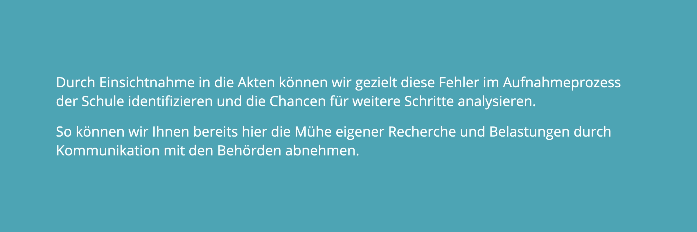 Fehler im Aufnahmeprozess ausfindig machen und Schulplatz im Saarland einklagen.