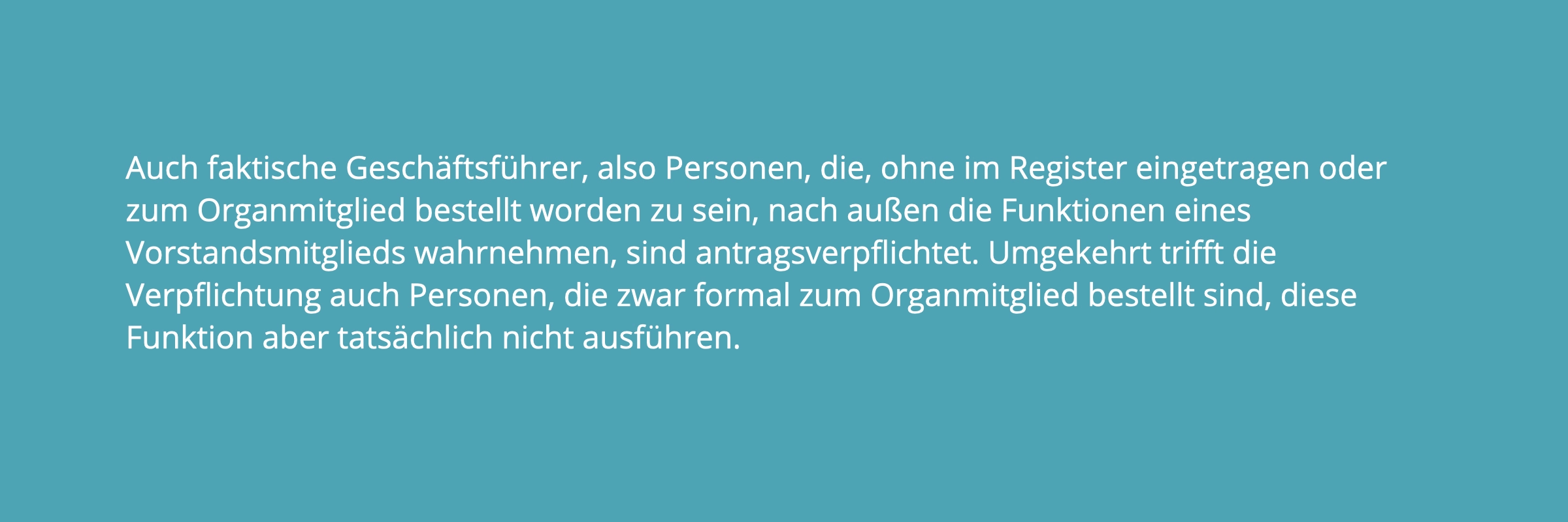 Anwalt Insolvenzverschleppung: Auch Vorstandsmitglieder sind antragsverpflichtet bei Insolvenz.