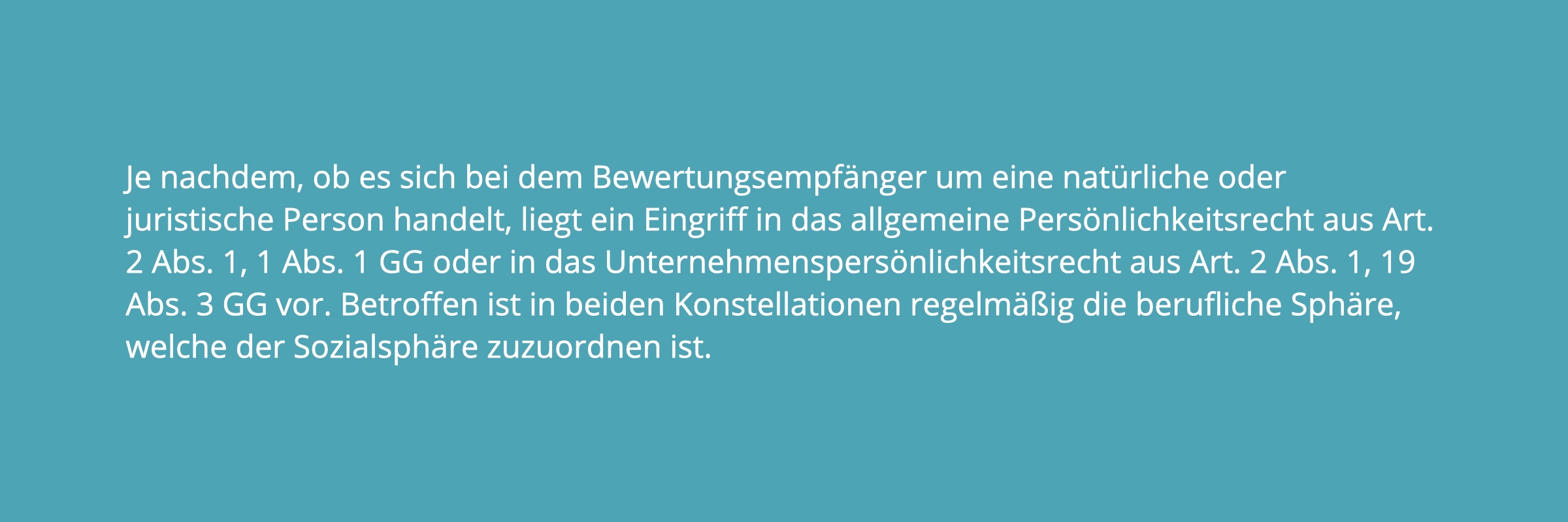 Anwalt für Medien- und Wirtschaftsrecht prüft bei negativer Bewertung, ob ein Eingriff in das allgemeine Persönlichkeitsrecht vorliegt.