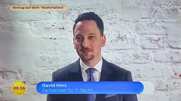 David Herz im Interview auf Sat1