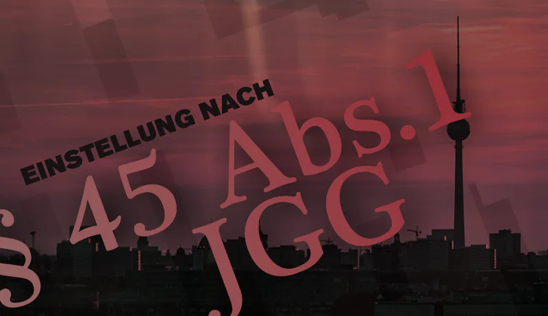 $45 Abs.1 JGG